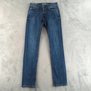 Pepe Jeans Mens 30x33 Blue Faded Dark Wash Pheonix‎ Slim Stretch Denim Vapour